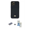 MARSİLYAN™- iPhone 12 Pro Max Kılıf Vadi Çizgi Prime - Şeffaf Royal Nano Ekran Koruyucu + Renkli Kamera Lens Koruma Cam - SI