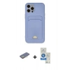MARSİLYAN™- iPhone 12 Pro Max Kılıf Vadi Çizgi Prime - Şeffaf Royal Nano Ekran Koruyucu + Renkli Kamera Lens Koruma Cam - SI