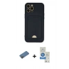 MARSİLYAN™- iPhone 12 Pro Max Kılıf Vadi Çizgi Prime - Şeffaf Royal Nano Ekran Koruyucu + Shine Kamera Lens Koruma Cam - GD