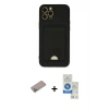 MARSİLYAN™- iPhone 12 Pro Max Kılıf Vadi Çizgi Prime - Şeffaf Royal Nano Ekran Koruyucu + Shine Kamera Lens Koruma Cam - SABE