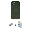 MARSİLYAN™- iPhone 12 Pro Max Kılıf Vadi Çizgi Prime - Şeffaf Royal Nano Ekran Koruyucu + Shine Kamera Lens Koruma Cam - SABE