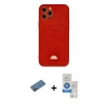 MARSİLYAN™- iPhone 12 Pro Max Kılıf Vadi Çizgi Prime - Şeffaf Royal Nano Ekran Koruyucu + Shine Kamera Lens Koruma Cam - GD