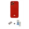 MARSİLYAN™- iPhone 12 Pro Max Kılıf Vadi Çizgi Prime - Şeffaf Royal Nano Ekran Koruyucu + Shine Kamera Lens Koruma Cam - SABE