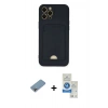 MARSİLYAN™- iPhone 12 Pro Max Kılıf Vadi Çizgi Prime - Şeffaf Royal Nano Ekran Koruyucu + Shine Kamera Lens Koruma Cam - GI