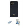 MARSİLYAN™- iPhone 12 Pro Max Kılıf Vadi Çizgi Prime - Şeffaf Royal Nano Ekran Koruyucu + Shine Kamera Lens Koruma Cam - MI
