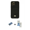 MARSİLYAN™- iPhone 12 Pro Max Kılıf Vadi Çizgi Prime - Şeffaf Royal Nano Ekran Koruyucu + Shine Kamera Lens Koruma Cam - GD