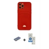 MARSİLYAN™- iPhone 12 Pro Max Kılıf Vadi Çizgi Prime - Şeffaf Royal Nano Ekran Koruyucu + Renkli Kamera Lens Koruma Cam - YL