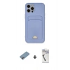 MARSİLYAN™- iPhone 12 Pro Max Kılıf Vadi Çizgi Prime - Şeffaf Uv Polymer Nano Ekran Koruyucu + Gökkuşağı Shine Kamera Lens Koruma Cam