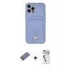 MARSİLYAN™- iPhone 12 Pro Max Kılıf Vadi Çizgi Prime - Şeffaf Uv Polymer Nano Ekran Koruyucu + Metal Kamera Lens Koruma Cam - GD