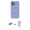 MARSİLYAN™- iPhone 12 Pro Max Kılıf Vadi Çizgi Prime - Şeffaf Uv Polymer Nano Ekran Koruyucu + Renkli Kamera Lens Koruma Cam - YL