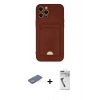 MARSİLYAN™- iPhone 12 Pro Max Kılıf Vadi Çizgi Prime - Şeffaf Uv Polymer Nano Ekran Koruyucu + Renkli Kamera Lens Koruma Cam - YL