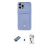 MARSİLYAN™- iPhone 12 Pro Max Kılıf Vadi Çizgi Prime - Şeffaf Uv Polymer Nano Ekran Koruyucu + Shine Kamera Lens Koruma Cam - SH