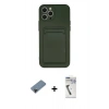 MARSİLYAN™- iPhone 12 Pro Max Kılıf Vadi Çizgi Prime - Şeffaf Uv Polymer Nano Ekran Koruyucu + Shine Kamera Lens Koruma Cam - SH