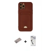 MARSİLYAN™- iPhone 12 Pro Max Kılıf Vadi Çizgi Prime - Şeffaf Uv Polymer Nano Ekran Koruyucu + Shine Kamera Lens Koruma Cam - SABE