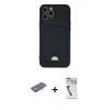 MARSİLYAN™- iPhone 12 Pro Max Kılıf Vadi Çizgi Prime - Şeffaf Uv Polymer Nano Ekran Koruyucu + Renkli Kamera Lens Koruma Cam - TU