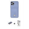 MARSİLYAN™- iPhone 12 Pro Max Kılıf Vadi Çizgi Prime - Şeffaf Uv Polymer Nano Ekran Koruyucu + Renkli Kamera Lens Koruma Cam - TU