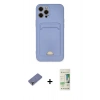 MARSİLYAN™- iPhone 12 Pro Max Kılıf Vadi Çizgi Prime - Siyah 20D Premium Cam Ekran Koruyucu + Metal Kamera Lens Koruma Cam - GD