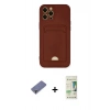 MARSİLYAN™- iPhone 12 Pro Max Kılıf Vadi Çizgi Prime - Siyah 20D Premium Cam Ekran Koruyucu + Metal Kamera Lens Koruma Cam - GD