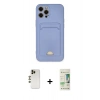 MARSİLYAN™- iPhone 12 Pro Max Kılıf Vadi Çizgi Prime - Siyah 20D Premium Cam Ekran Koruyucu + Shine Kamera Lens - GD