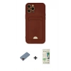 MARSİLYAN™- iPhone 12 Pro Max Kılıf Vadi Çizgi Prime - Siyah 20D Premium Cam Ekran Koruyucu + Metal Kamera Lens Koruma Cam - KI