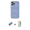 MARSİLYAN™- iPhone 12 Pro Max Kılıf Vadi Çizgi Prime - Siyah 20D Premium Cam Ekran Koruyucu + Metal Kamera Lens Koruma Cam - KI