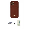 MARSİLYAN™- iPhone 12 Pro Max Kılıf Vadi Çizgi Prime - Siyah 20D Premium Cam Ekran Koruyucu + Renkli Kamera Lens Koruma Cam - TU