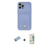 MARSİLYAN™- iPhone 12 Pro Max Kılıf Vadi Çizgi Prime - Siyah 20D Premium Cam Ekran Koruyucu + Shine Kamera Lens Koruma Cam - MI