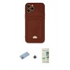 MARSİLYAN™- iPhone 12 Pro Max Kılıf Vadi Çizgi Prime - Siyah 20D Premium Cam Ekran Koruyucu + Shine Kamera Lens Koruma Cam - MI