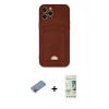 MARSİLYAN™- iPhone 12 Pro Max Kılıf Vadi Çizgi Prime - Siyah 20D Premium Cam Ekran Koruyucu + Shine Kamera Lens Koruma Cam - PE