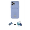 MARSİLYAN™- iPhone 12 Pro Max Kılıf Vadi Çizgi Prime - Siyah 3D Antistatik Seramik Nano Ekran Koruyucu + Gold Shine Kamera Lens Koruma Cam