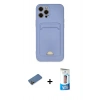 MARSİLYAN™- iPhone 12 Pro Max Kılıf Vadi Çizgi Prime - Siyah 5D Eko Cam Ekran Koruyucu + Shine Kamera Lens Koruma Cam - GD