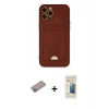 MARSİLYAN™- iPhone 12 Pro Max Kılıf Vadi Çizgi Prime - Siyah 6D Mat Seramik Hayalet Nano Ekran Koruyucu + Shine Kamera Lens Koruma Cam - SABE