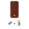 MARSİLYAN™- iPhone 12 Pro Max Kılıf Vadi Çizgi Prime - Siyah 6D Mat Seramik Hayalet Nano Ekran Koruyucu + Shine Kamera Lens Koruma Cam - SH
