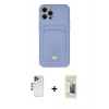MARSİLYAN™- iPhone 12 Pro Max Kılıf Vadi Çizgi Prime - Siyah 6D Mat Seramik Hayalet Nano Ekran Koruyucu + Shine Kamera Lens - LT