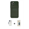 MARSİLYAN™- iPhone 12 Pro Max Kılıf Vadi Çizgi Prime - Siyah 6D Mat Seramik Hayalet Nano Ekran Koruyucu + Shine Kamera Lens - LT