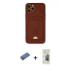 MARSİLYAN™- iPhone 12 Pro Max Kılıf Vadi Çizgi Prime - Siyah 6D Mat Seramik Hayalet Nano Ekran Koruyucu + Shine Kamera Lens Koruma Cam - GD
