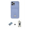 MARSİLYAN™- iPhone 12 Pro Max Kılıf Vadi Çizgi Prime - Siyah Bilvis Hayalet Cam Ekran Koruyucu + Shine Kamera Lens Koruma Cam - GI