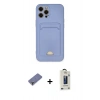 MARSİLYAN™- iPhone 12 Pro Max Kılıf Vadi Çizgi Prime - Siyah Bilvis Hayalet Cam Ekran Koruyucu + Metal Kamera Lens Koruma Cam - GD
