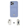 MARSİLYAN™- iPhone 12 Pro Max Kılıf Vadi Çizgi Prime - Siyah Bilvis Hayalet Cam Ekran Koruyucu + Shine Kamera Lens - GD