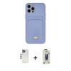 MARSİLYAN™- iPhone 12 Pro Max Kılıf Vadi Çizgi Prime - Siyah Bilvis Hayalet Cam Ekran Koruyucu + Shine Kamera Lens - LT