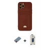 MARSİLYAN™- iPhone 12 Pro Max Kılıf Vadi Çizgi Prime - Siyah Bilvis Hayalet Cam Ekran Koruyucu + Metal Kamera Lens Koruma Cam - KI