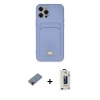 MARSİLYAN™- iPhone 12 Pro Max Kılıf Vadi Çizgi Prime - Siyah Bilvis Hayalet Cam Ekran Koruyucu + Metal Kamera Lens Koruma Cam - KI