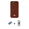 MARSİLYAN™- iPhone 12 Pro Max Kılıf Vadi Çizgi Prime - Siyah Bilvis Hayalet Cam Ekran Koruyucu + Shine Kamera Lens Koruma Cam - GD