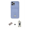 MARSİLYAN™- iPhone 12 Pro Max Kılıf Vadi Çizgi Prime - Siyah Bilvis Hayalet Cam Ekran Koruyucu + Shine Kamera Lens Koruma Cam - SABE