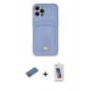 MARSİLYAN™- iPhone 12 Pro Max Kılıf Vadi Çizgi Prime - Siyah Joko 5D Cam + Shine Kamera Lens Koruma Cam - GD