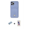 MARSİLYAN™- iPhone 12 Pro Max Kılıf Vadi Çizgi Prime - Siyah Joko 5D Cam + Shine Kamera Lens Koruma Cam - MI