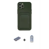 MARSİLYAN™- iPhone 12 Pro Max Kılıf Vadi Çizgi Prime - Siyah Joko Magic 5D Cam + Renkli Kamera Lens Koruma Cam - MI
