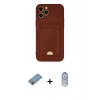 MARSİLYAN™- iPhone 12 Pro Max Kılıf Vadi Çizgi Prime - Siyah Joko Magic 5D Cam + Shine Kamera Lens Koruma Cam - GI