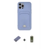 MARSİLYAN™- iPhone 12 Pro Max Kılıf Vadi Çizgi Prime - Siyah Joko Magic 5D Hayalet Cam + Gold Metal Kamera Lens Koruma Cam