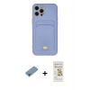 MARSİLYAN™- iPhone 12 Pro Max Kılıf Vadi Çizgi Prime - Siyah Mat Seramik Nano Ekran Koruyucu + Shine Kamera Lens Koruma Cam - GI